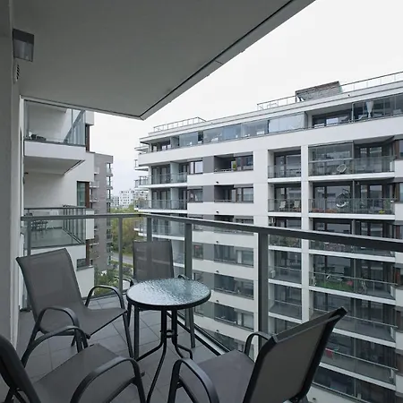 2 Bedroom Balcony Ac Arkadia Shopping Mall Apartment Warsaw